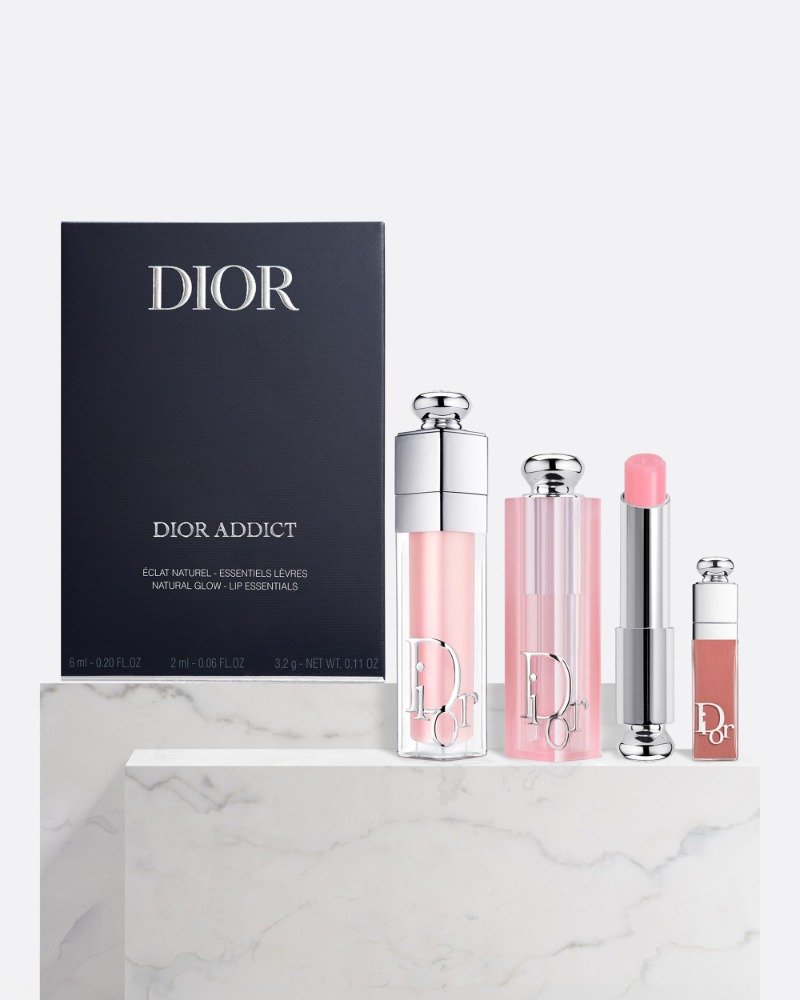 DIOR Addict Natural Glow - Lip Essentials Set  (100% Authentic)
